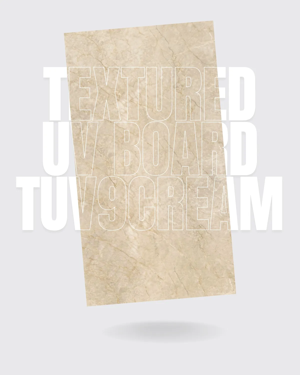 TUV9CREAM - Large Texture - Textured UV Board