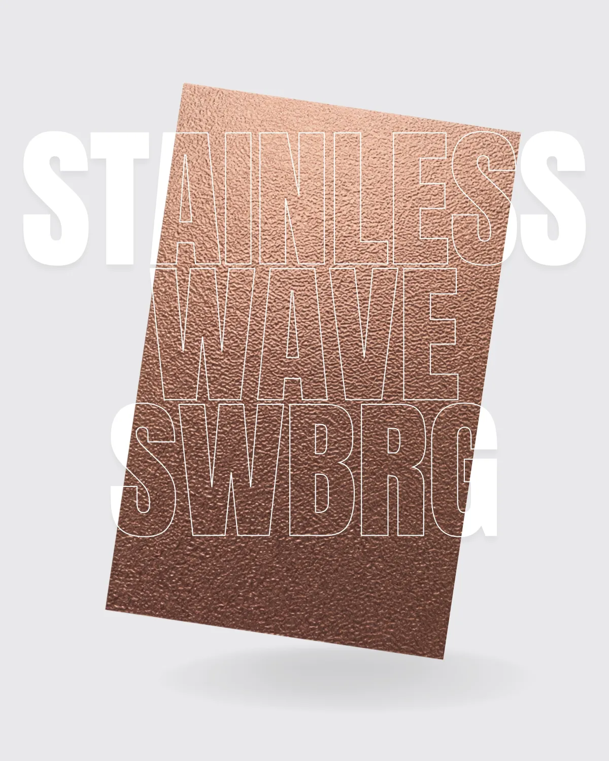 SWBRG (ROSE GOLD) - STAINLESS WAVE BOARD