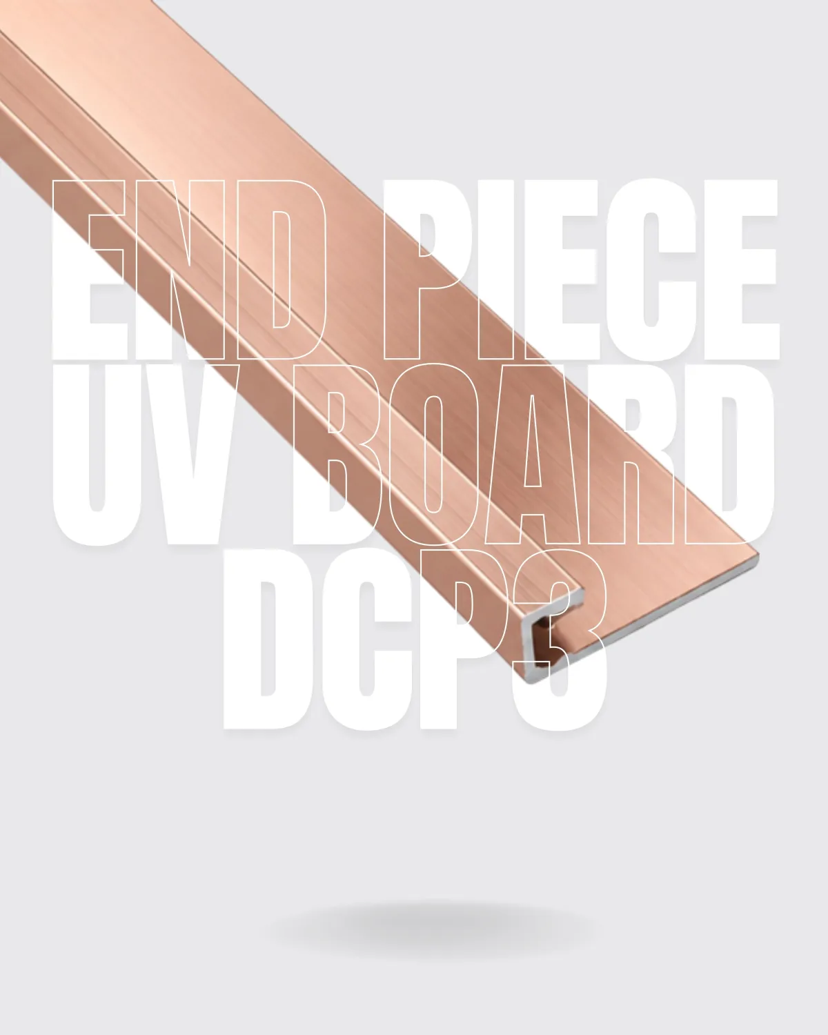 DCP3 (PINK) - U PIECE DECORATIVE LINE UV BOARD