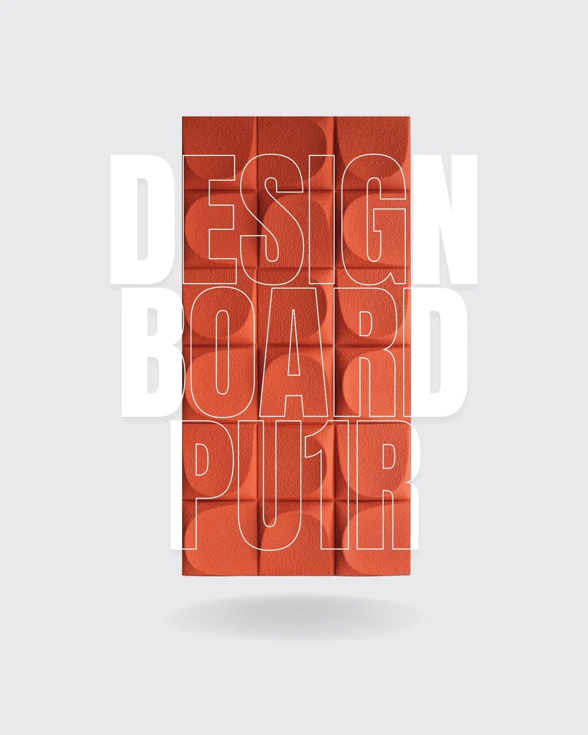 PU1R - Design Board Typ 1 - PATTERN (RED)