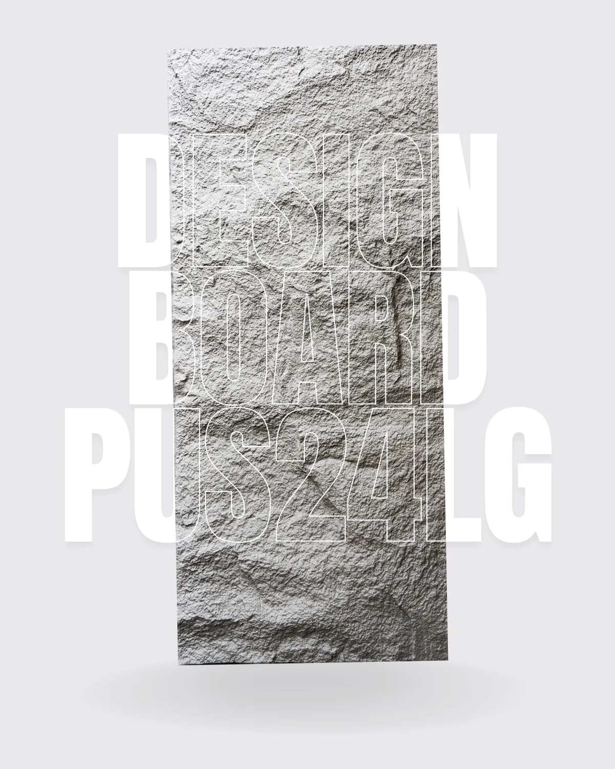 PUS24LG - Design Board Stones 2.4m - 01 (LIGHT GRAY)