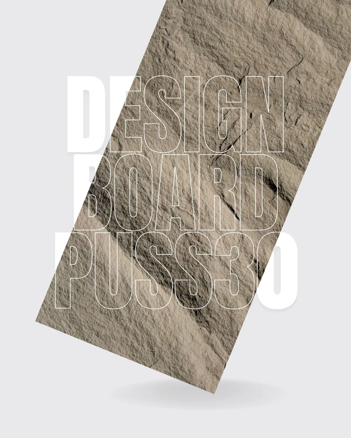 PUSS30 - Design Board Stone Slabs (CHARCOAL GRAY)